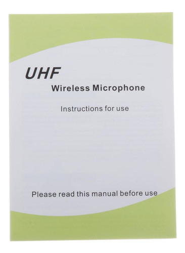 Audífonos De Micrófono Inalámbrico Uhf Audífonos De
