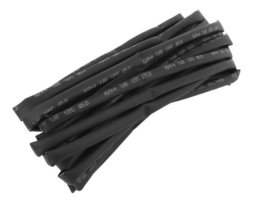 Tubo Termoencogible Negro 2.5 Mm 1 Metro