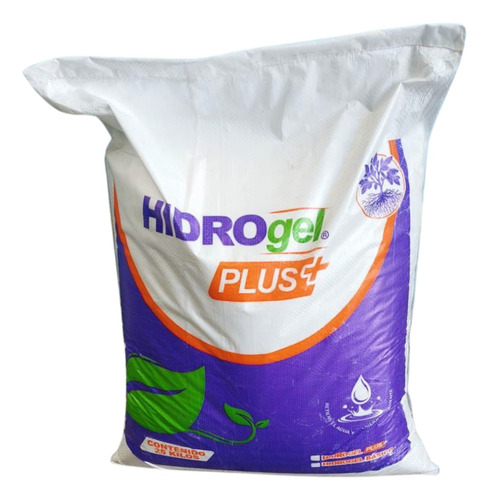 Hidrogel Plus Agricola Lluvia Sólido Con Nutrientes 25 Kg