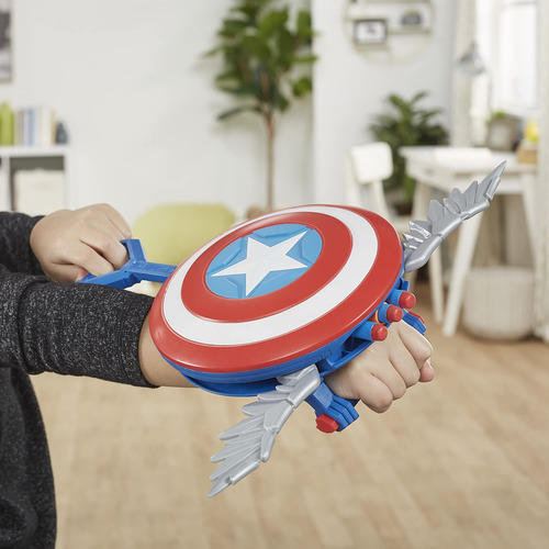 Nerf Blaster Marvel Mech Strike Mecasaurs Capitán América