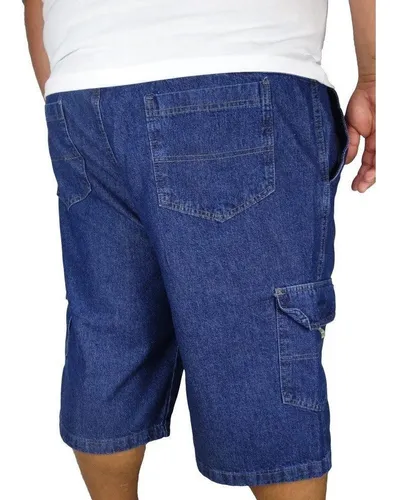 Bermuda Jeans Masculina Plus Size N 50 Ao 68 Tamanho Grande