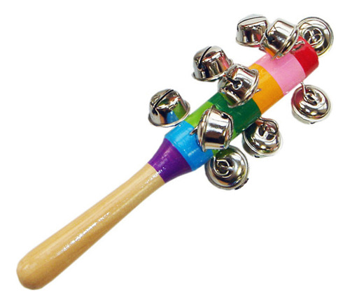 Cascabeles De Madera Jingle Bell Stick Con Mango