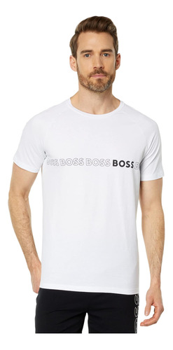 Boss Playera De Algodón Con Logo Repetido Estándar Para Hom
