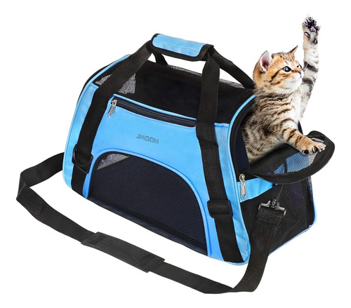 Jmoon Cat Carrier Soft-sided Airline Approved Pet Carrier Ba