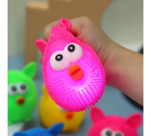 Buho Squishy Con Luz Amansaloco Antiestres