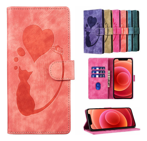 Funda De Teléfono De Cuero Para Samsung Galaxy A54 A34 A24 A