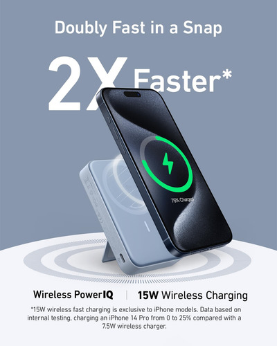 Batería Externa Anker Maggo De 10.000 Mah, 15 W, Certificaci