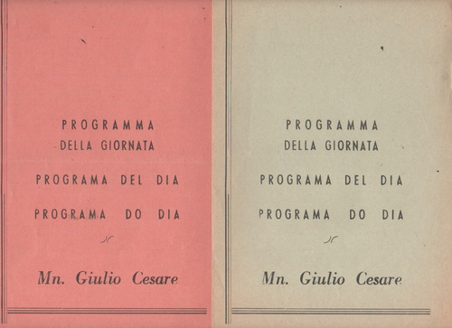 2 Programas Del Barco ** Giulio Cesare ** Año 1968