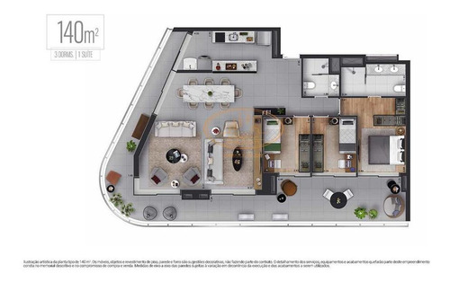 Apartamento Com 3 Dormitório(s) Localizado(a) No Bairro Pinheiros Em São Paulo / São Paulo - 4801:909056