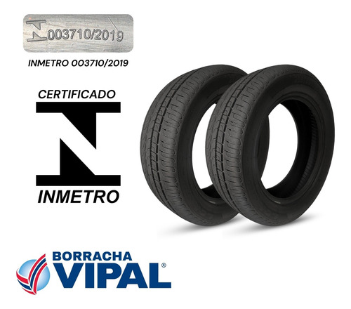 Kit 2 Pneus Gp Longway 205/55r16 P400 84t Aro 16 Inmetro
