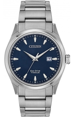 Reloj Citizen 61024 Bm7360-82 Ecodrive Titanio Azul Fullfc Color del fondo Azul marino 61024