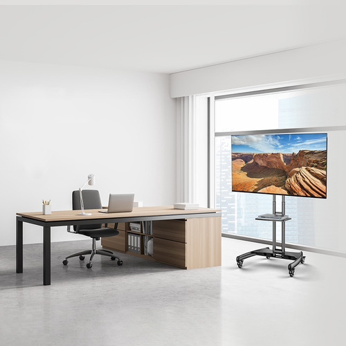 Suporte De Chão Pedestal Tv 32 A 85 Polegadas Com Bandeja ELG A06v6_pro