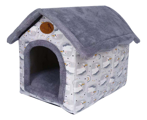 Casa Para Perros Y Gatos Al Aire Libre, Cama Para Gris L