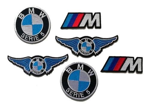 Bmw Logo Bordado Con Alas, Motorrad Con Alas