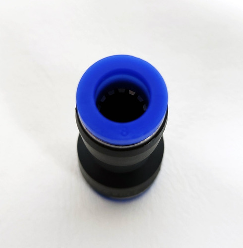 Imagem 5 de 6 de Kit 20 Conexão União Instantânea Pneumática Reta Tubo 8x8mm