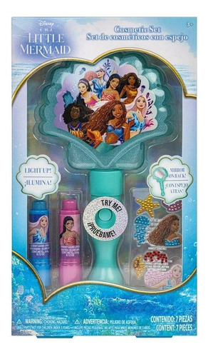 Set De Cosmetico Con Espejo Para Niña 7 Pz 