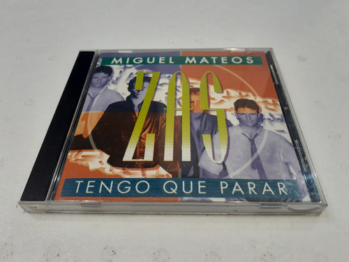 Tengo Que Parar, Miguel Mateos-zas - Cd 1994 Nacional Nm