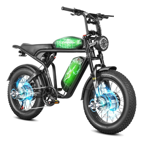 Samebike Bicicleta Electrica Motocross Motor Pico 18 Ah 36 7
