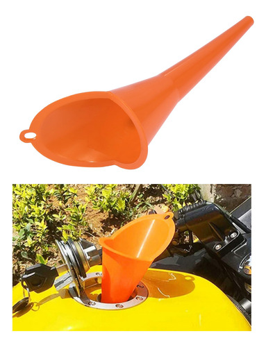 Embudo Cuello Largo Cambio De Aceite Multiuso Combustible 28