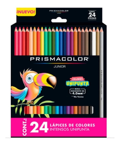 Lapices De Colores Con 24 Largos Prismacolor