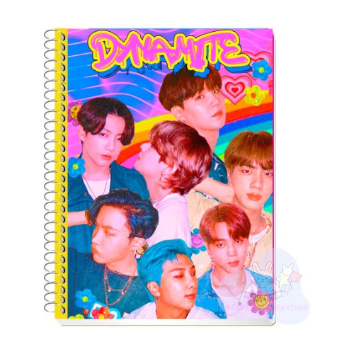 Cuaderno Profesional Bts 100 Hojas Holografico M-40044