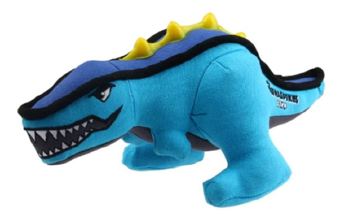 Juguete Para Perros Gigwi Duraspikes Dino Blue Extradurable 