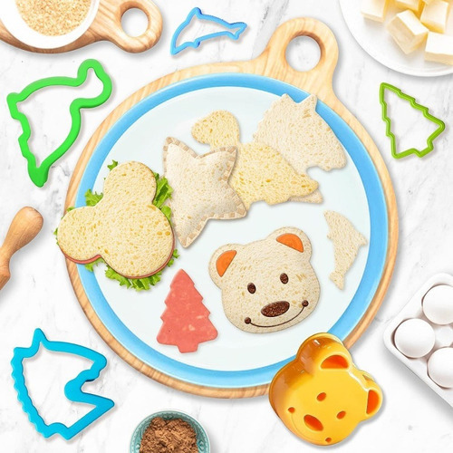 Juego De Cortadores Y Selladores De Sándwich, 38 Piezas