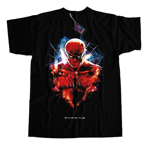 Remera Algodón Peinado Increíble Hombre Araña Dtf