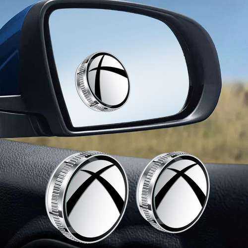 Espejo Retrovisor Auxiliar Para Coche, Espejo Con Plata