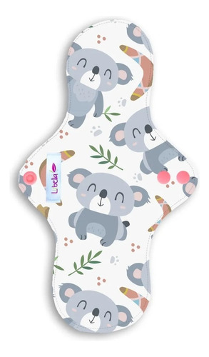 Toallas Higiénicas Ecológicas Femeninas Teen Regular Lubella Diseño De La Tela Koalas