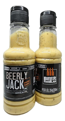 2 Molhos Maionese Relish De Pepino + Cerveja Ipa Beerly Jack