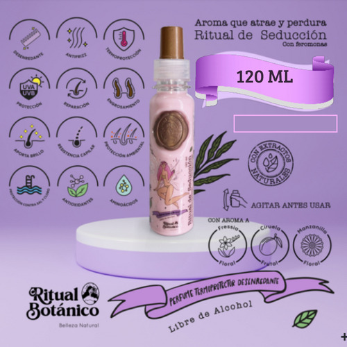 Termoprotector De Ritual Botánico Perfume Capilar