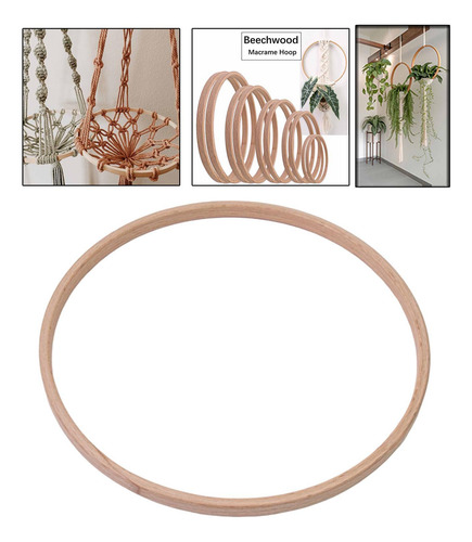 3pcs Wreath Rings Macrame Hoops Circle Diy Aros 7 Polegadas