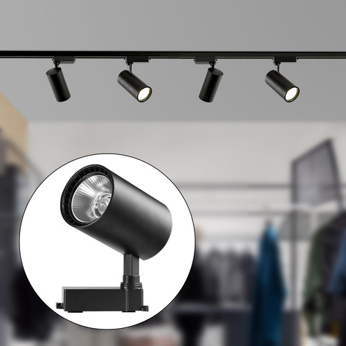Iluminación De Riel Led 40w Cob Rail Spotlight Lámpara De