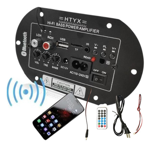 Placa Amplificador Audio Alta Fidelidad Bluetooth Para Coche