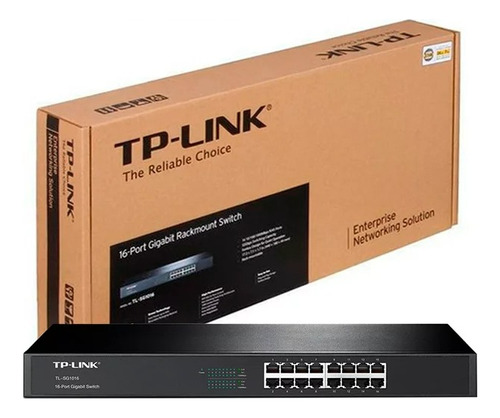 Switch 16 Puertos Tp-link Gigabit 10/100/1000mbps Rackmount