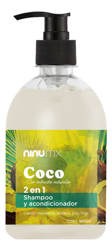 Shampoo Acondicionador Ninu 500ml Sin Sulfatos Y Parabenos