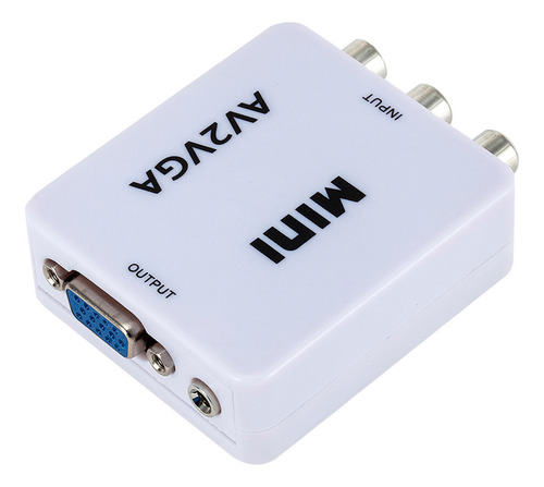 Convertidor De Vídeo Hdtv Conversor Av Video Av2vga A