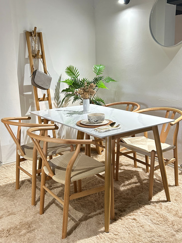 Mesa De Comedor Bulnes Neolith 120x80cm Neolith Marrón Claro