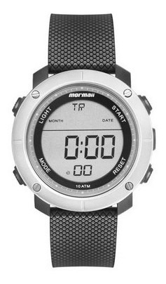 Imagem 1 de 5 de Relógio Digital Mormaii Wave Prata Mo0700ab/8c