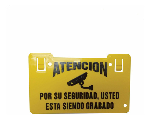 Imagen 1 de 1 de Aviso De Seguridad Cctv