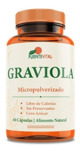 Imagen 1 de 1 de Graviola 60 Capsulas