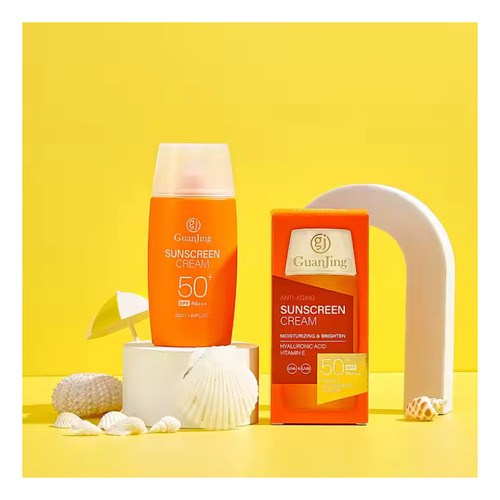 Protector Solar/crema Anti Edad- C/ Acido Hialuronico Vit. E