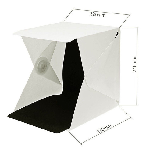 Imagen 6 de 7 de Caja De Luz O Mini Estudio Fotográfico Con Tira Led Y Fondos