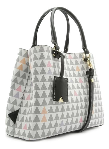Bolsa Feminina Schutz Lara Triangle Branca Média