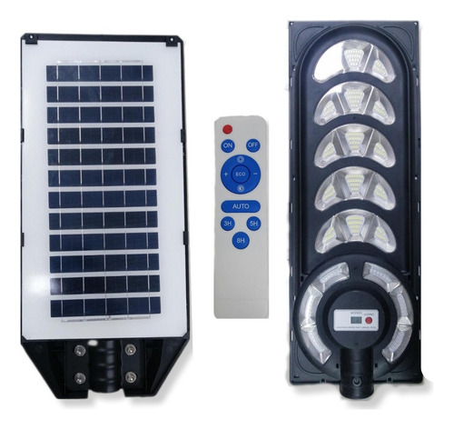 Foco Solar Led 400w Sensor Control Soporte Poste Luminaria