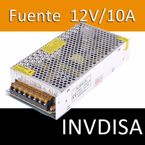 Eliminador Transformador Fuente Poder 12v 10a - Envio Gratis