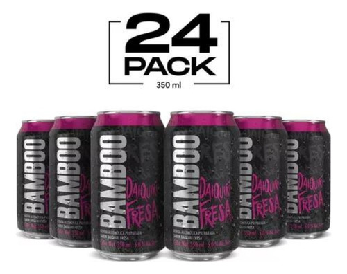 Bamboo Daikiri Fresa 350 Ml 5% Alc. Vol. - Pack 24 Latas