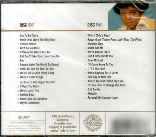 Michael Jackson Gold 2cd Sellado Uk Madonna Bee Gees Ciudad