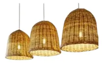 Comprar Lámparas De Mimbre De 40x40 Sin Porta Lámparas (pack X 2)